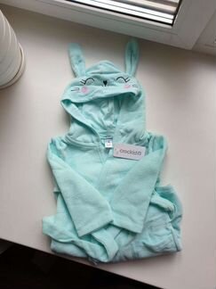 Новая флисовая кофта, комбинезон, халатик