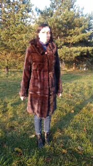 Женская норковая шуба