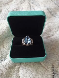 Бижутерия. Кольцо и серьги серебро