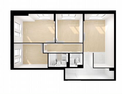 3-к квартира, 88.2 м², 16/33 эт.