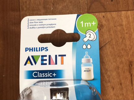 Соска на бутылку Philips Avent 1+