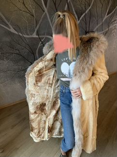 Шуба норковая длинная