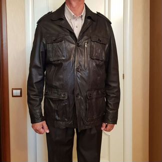 Кожаная куртка Finshley&Harding, размер XL, Кожа