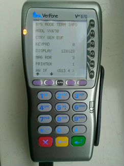 POS терминал Verifone VX670 переносной автономный