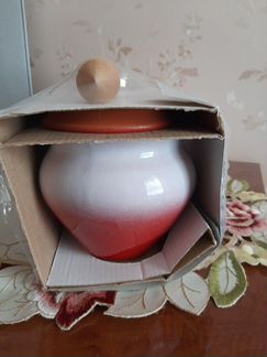 Горшки для запекания (3шт) и ухват.Новые