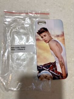 Чехлы(2шт) на iPhone5;5s;SE Justin Bieber