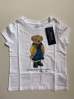 Футболка с медведем Ralph Lauren на девочку 3 г