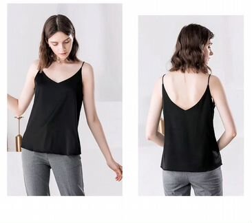 Атласный топ