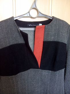 Платье тёплое с сумкой