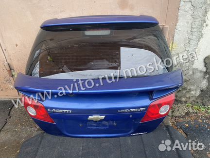Крышка багажника хетчбек Chevrolet Lacetti синия