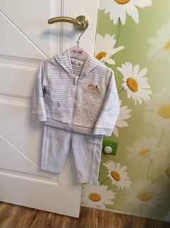 Велюровый костюмчик р.80