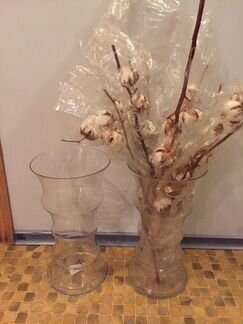 Вазы для цветов 40см 3шт