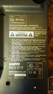 Проэктор sanyo PLV-70