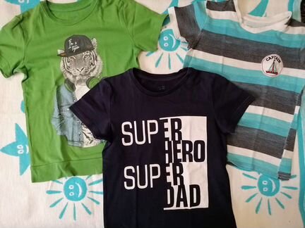 Футболки на мальчика 116 см