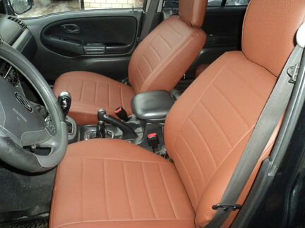 Модельные чехлы Сузуки Гранд Витара из экокожи