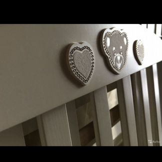 Кроватка детская Erbesi Abbraccio Италия+матрац