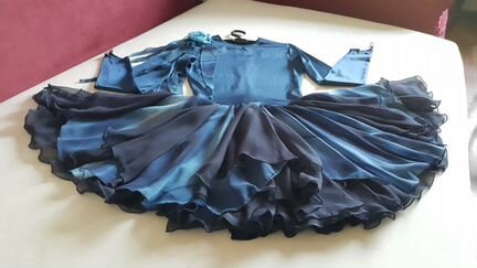 Платье для бал. тан. р.40 бу в отл.сост