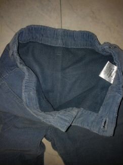 Утепленные вельветовые. джинсы