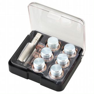 Набор для ремонта масляных пробок М20х1,5, кейс, 19 предметов мастак 103-47020C
