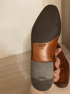 Новые туфли santoni крокодил оригинал