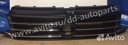 Решетка Поло Volkswagen Polo 15-19 верхняя хром