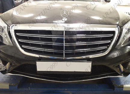Решетка AMG Mercedes S 222 хром