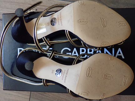 Босоножки Dolche&Gabbana чёрные 36 C07913