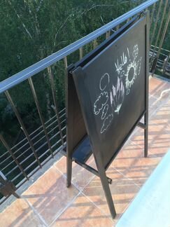 Штендер, меловая доска и под маркеры, ручная работ