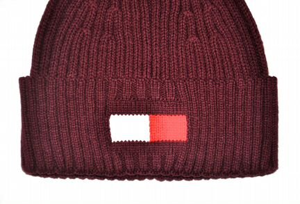 Шапка / Tommy Hilfiger / новая (бордовая)