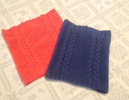 Снуд / шарф красный и синий М от Alessandr Manzoni