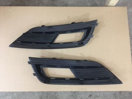 Накладка бампера Audi A4 B8 рестайлинг