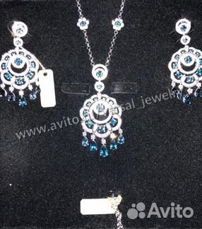 Роскошное Колье и серьги Graff из золота