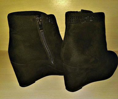 Ботильоны замшевые,размер 39