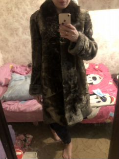 Шуба мутон