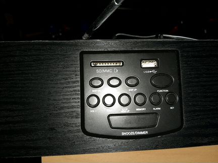 Радио и часы telefunken (с usb,sd)