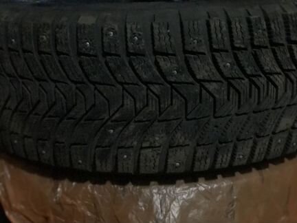 Диски литые с шипованной резиной Michelin R17 на M