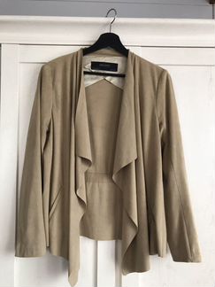 Блейзер zara - искусственная замша