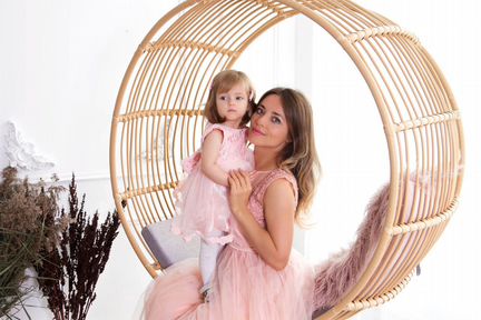 Платье Фэмили лук family look взрослое и детское
