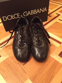 Чёрные кеды / кроссовки Dolce&Gabbana, оригинал