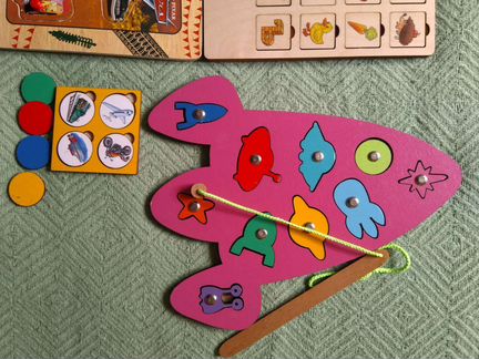 Игры (вкладыши, азбука, 