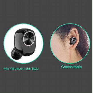 Беспроводные наушники V7 Mini True TWS Чёрные
