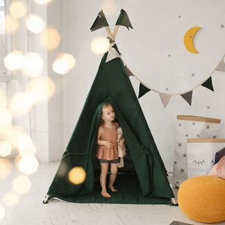 Детский вигвам из льна,палатка