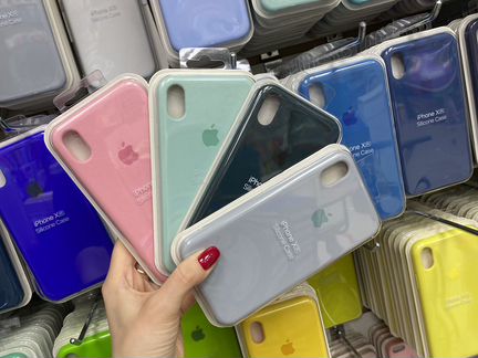 Silicone case iPhone XR (опт)