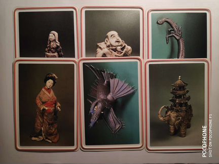 Набор объемных открыток. Япония 1990г