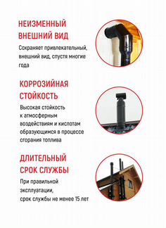 Дымоход одностенный