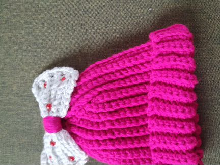 Шапки для девочки 1-1.5 год