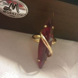 Кольцо красная пресня крупное 18,5