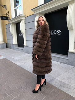 Шуба из песца