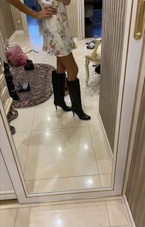 Сапоги кожаные Hugo boss