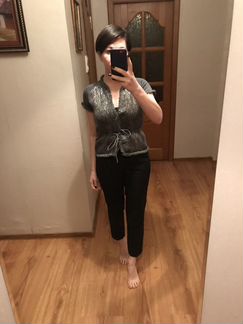 Жилет трикотажный с пайетками Stefanel, XS